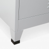 Metalen lockerkast 38x45x190 cm met 4 vakken en slot Stromboli Light Kortingen