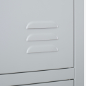 Metalen lockerkast 38x45x190 cm met 4 vakken en slot Stromboli Light Catalogus