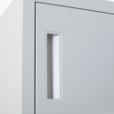 Metalen lockerkast 38x45x190 cm met 4 vakken en slot Stromboli Light Keuze