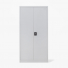 Metalen kantoorkast Tambora Light met 2 afsluitbare deuren 90x40x180 cm Catalogus