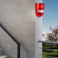 Antidiefstalsensor op zonne-energie, knipperend LED-lampje Detector Aanbieding