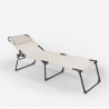 Set van 2 opvouwbare aluminium strand- of tuinligbedden Mauritius 