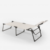 Set van 2 opvouwbare aluminium strand- of tuinligbedden Mauritius 