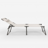Set van 2 opvouwbare aluminium strand- of tuinligbedden Mauritius 