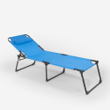 Set van 4 opvouwbare aluminium ligbedden Mauritius 