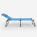Set van 4 opvouwbare aluminium ligbedden Mauritius 