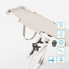 Set van 2 opvouwbare aluminium ligbedden Seychelles Model