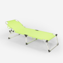 Set van 4 opvouwbare aluminium ligbedden Seychelles 
