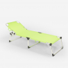 Set van 4 opvouwbare aluminium ligbedden Seychelles 