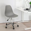 Draaibare bureaustoel met wielen in modern design Wooden Roll Verkoop