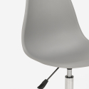 Draaibare bureaustoel met wielen in modern design Wooden Roll Korting