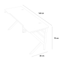 Ergonomisch carbon gaming bureau 160 x 60 cm met koptelefoon- en bekerhouder Sportbot 160 