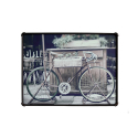 Fiets foto schilderij canvas met metalen frame 80 x 60 cm Bike Verkoop
