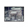 Tableau et toile de vélo vintage cadre métallique tubulaire 80x60cm Bike Vente