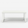 Rechthoekig bureau Bridgewhite 160, 160 x 70 cm 