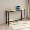 Entreetafel  120x40 cm van hout en zwart metaal Welcome Light Dark Keuze