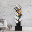 Bibliothèque 10 étagères design moderne tiroir salon bureau Treebook 150 Vente