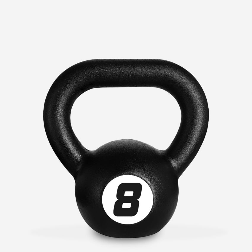 IJzeren kettlebell 8 kg bol met handvat Kotaro Aanbieding IJzeren kettlebell 8 kg bol met handvat Kotaro Aanbieding
