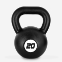 IJzeren kettlebell 20 kg bol met handvat voor cross training en fitness Kotaro Aanbieding