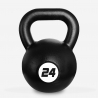 IJzeren kettlebell 24 kg bol met handvat voor cross training en fitness Kotaro Aanbieding