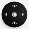 2 x 5 kg Olympische kunststof en staal halterschijven 50 mm Hanzo Verkoop