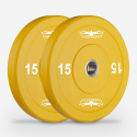 Olympische halterset met stang, schijven en schijfklemmen 120 kg Olympus Catalogus