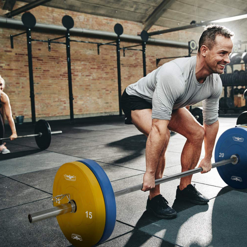 Ensemble de 150 kg de poids avec barre olympique et haltères de musculation