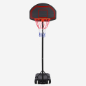 Panier de basket portable réglable en hauteur 160-210 cm avec roues LA Promotion