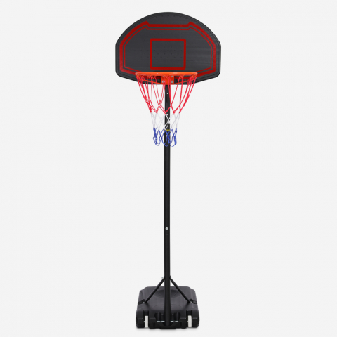 Panier de basket portable réglable en hauteur 160-210 cm avec roues LA Promotion