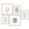 Set van 5 schilderijen in oosterse stijl ingelijste collageprints Frame Origami Verkoop