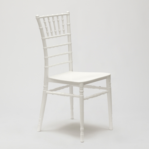 Witte stoel Chiavarina in vintage stijl  Aanbieding