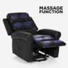Fauteuil relax électrique chauffant massant releveur et roues Isabel Remises