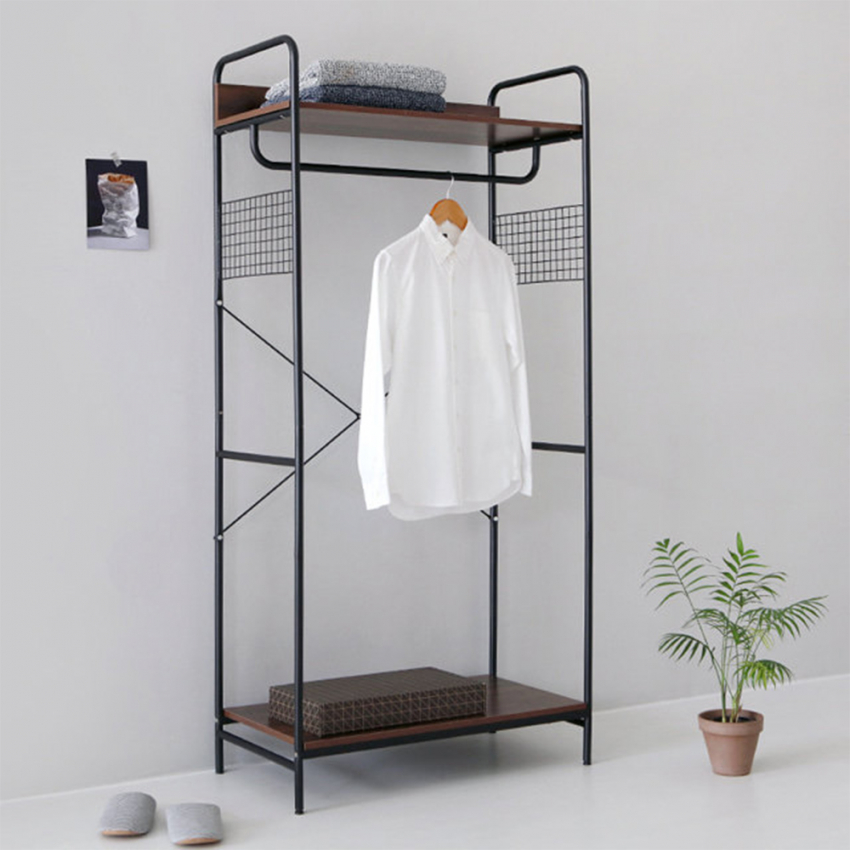 Industriële open metalen garderobe Otto Aanbieding Industriële open metalen garderobe Otto Aanbieding