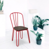 Industriële stalen stoelen voor bars en keukens Ferrum 
