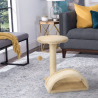 Arbre à chat avec colonne sisal et tunnel en arc 45 cm jeu relax balle Manx Vente