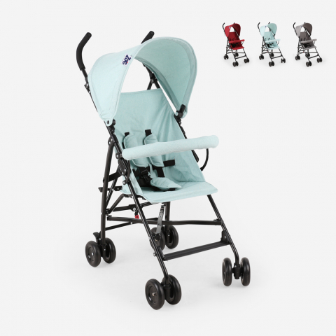 Lichtgewicht opvouwbare kinderwagen 4 wielen 15 kg compact Daiby Aanbieding