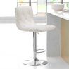 Tabouret de bar cuisine assise émaillée en similicuir design Honolulu Vente