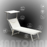 Bain de soleil transat de plage professionnel pare-soleil Santorini 