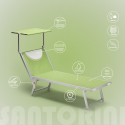 2 stuks professionele aluminium ligbedden Santorini 