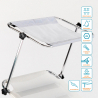 2 transats de plage et jardin bains de soleil pliant en aluminium Cancun Prix
