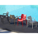Modern design keuken-en tuinstoel met armleuningen Scab Sunset  Model