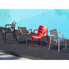 Modern design keuken-en tuinstoel met armleuningen Scab Sunset  Model