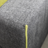 Canapé modulable 3 places en tissu de style moderne avec méridienne Jantra Prix