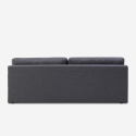 Canapé 3 places confortable de style moderne en tissu avec méridienne Luda Choix