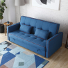 Banquette clic-clac 185 x 90 deux places en tissu avec coffre Zalto Vente