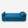 Banquette clic-clac 185 x 90 deux places en tissu avec coffre Zalto Modèle