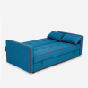 Banquette clic-clac 185 x 90 deux places en tissu avec coffre Zalto Caractéristiques
