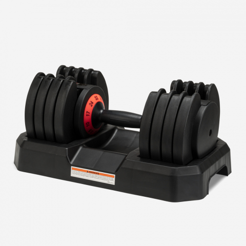 Haltère poids réglable charge variable fitness cross training 32 kg Oonda Promotion