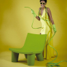 Modern Design Lounge Stoel Afrostijl Voor Thuis Bars en Cafés Slide Low Lita 