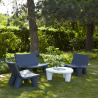 Modern Design Lounge Stoel Afrostijl Voor Thuis Bars en Cafés Slide Low Lita 
